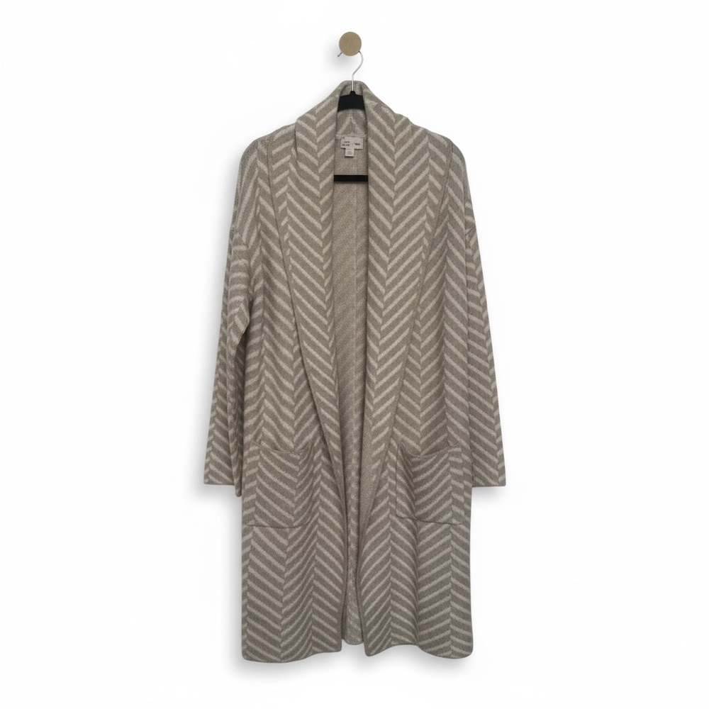 a new day Gray Chevron Pattern Coat